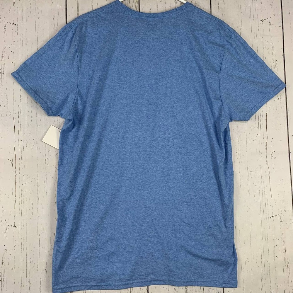 Malibu California T Shirt Top Surf Fruit of the Loom Large Blue New Men - Picture 2 of 7